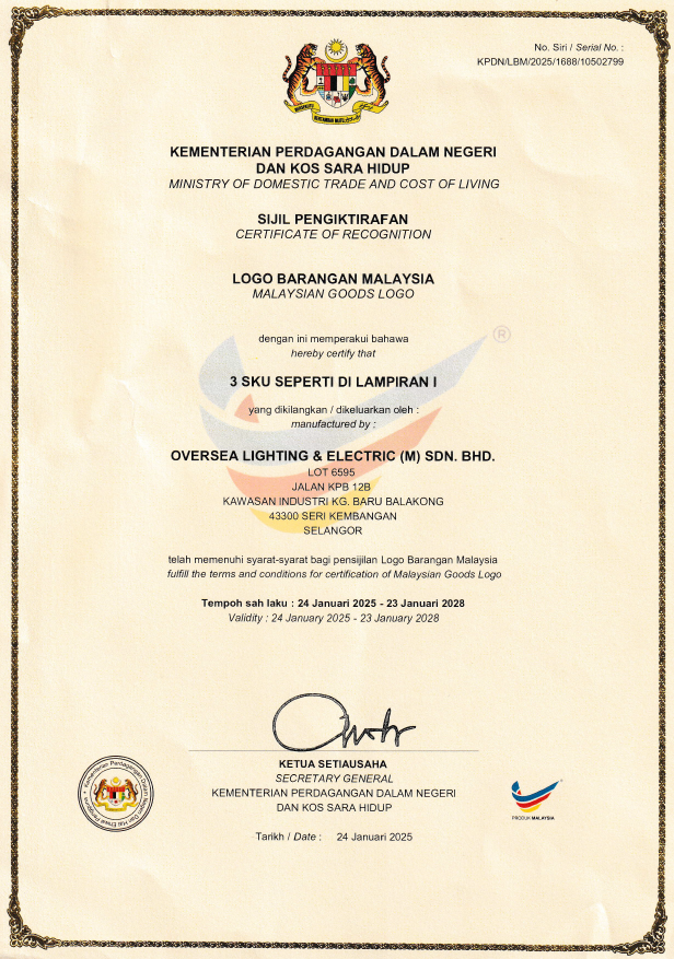 OLE Buatan malaysia cert OLE EVO ST 50W,100W,150W