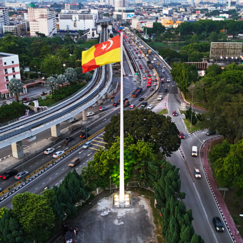 40M Flag Pole at Pejabat Agama Islam Daerah Klang, Selangor